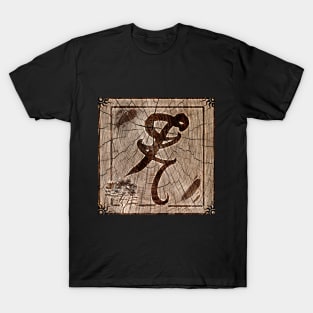 Wood Burned Healing Rune T-Shirt